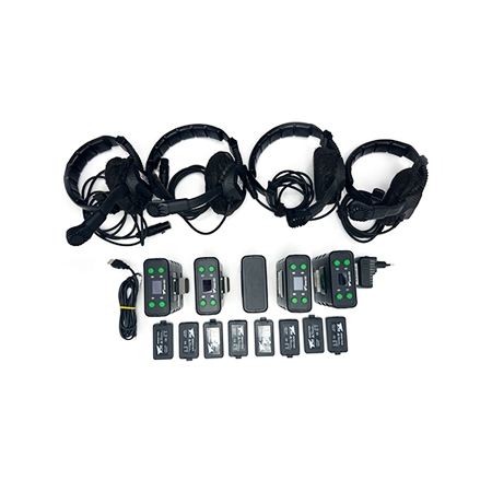 KIT Intercom Green-Go 4 beltpack wireless